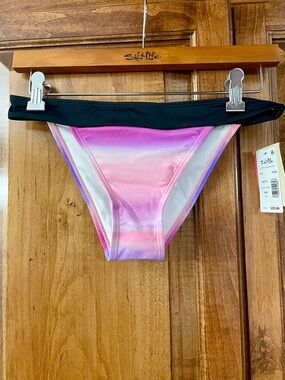 Salt Life Women’s Lilac Purple Cheeky Banded Hipster Bikini Bottoms
